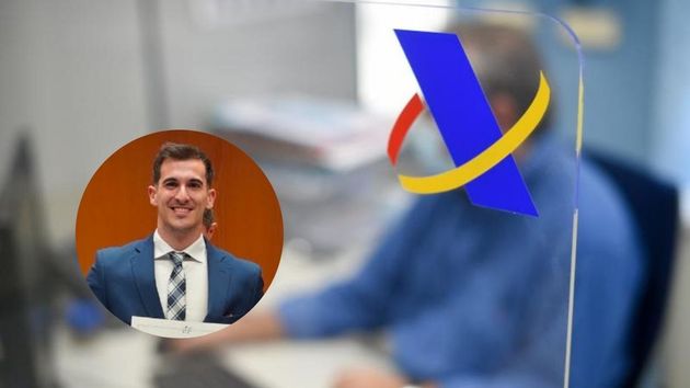 una imagen de una oficina de Hacienda y Roberto Gómez