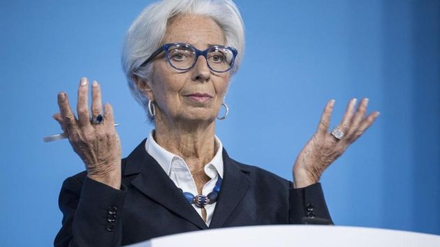 La presidenta del BCE Christine, Largarde