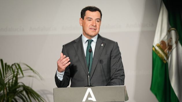 El presidente de la Junta de Andalucía, Juanma Moreno