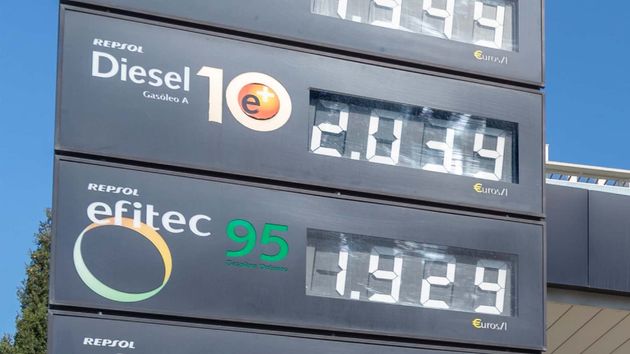 El precio de la gasolina y diesel