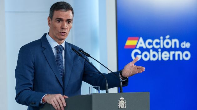 El presidente del Gobierno, Pedro Sánchez