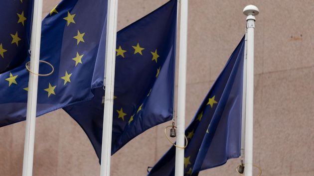 banderas de la unión europea