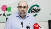 El presidente de la Central Sindical Independiente y de Funcionarios (CSIF), Miguel Borra,