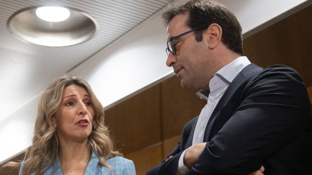 Yolanda Díaz y Carlos Cuerpo