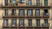 Balcones de un edificio.