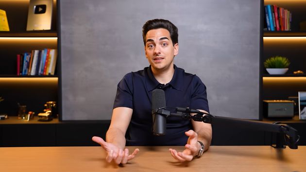 El joven experto durante su intervención.