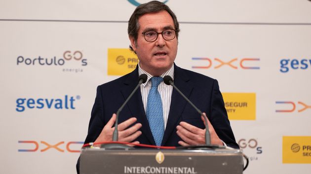 El presidente de la CEOE, Antonio Garamendi