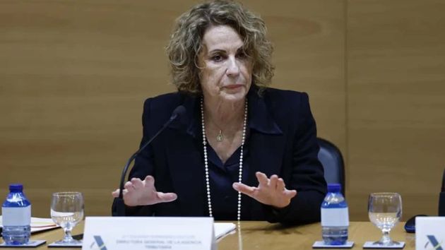 La directora general de la Agencia Tributaria, Soledad Fernández, durante la rueda de prensa de presentación de la Campaña de la Renta