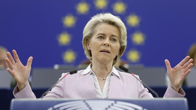 La presidenta de la Comisión Europea, Ursula Von Der Leyen
