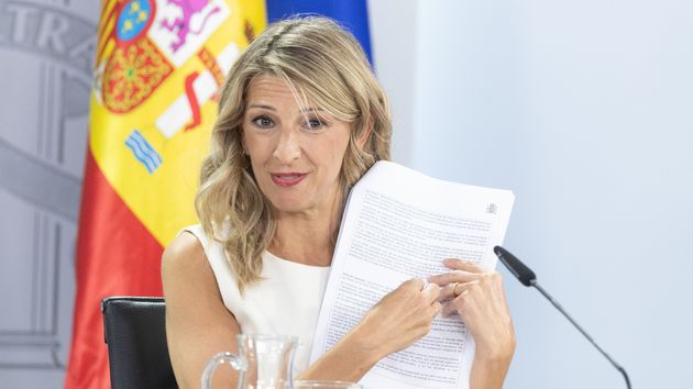 La vicepresidenta segunda y ministra de Trabajo y Economía Social, Yolanda Díaz