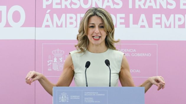 La ministra de Trabajo, Yolanda Díaz 