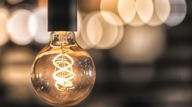 bombilla encendida
