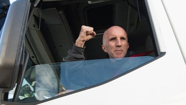 camionero en su camión