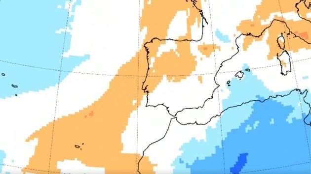 Imagen satélite de España