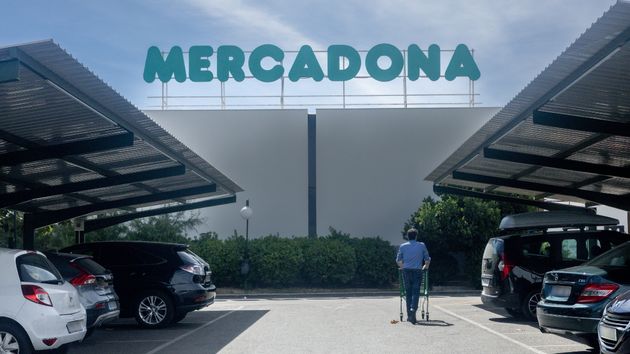 Un parking de Mercadona
