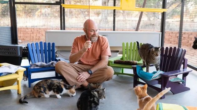 Curtis McIff, en el refugio