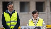 El presidente del Gobierno, Pedro Sánchez, y la ministra de Vivienda, Isabel Rodríguez