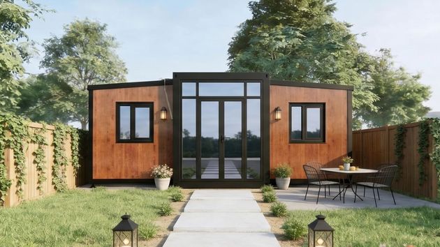 Imagen de la casa prefabricada