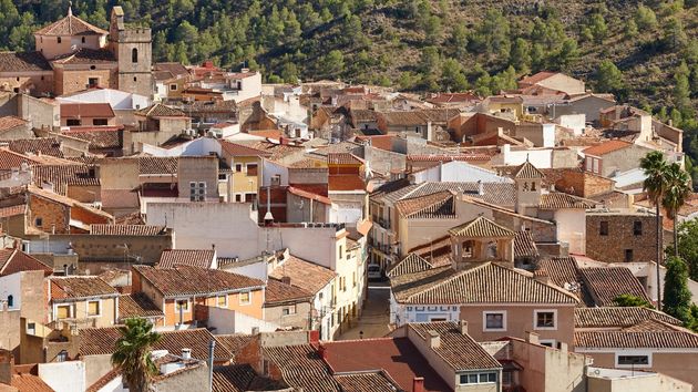Un pequeño pueblo en España