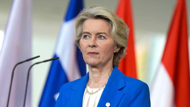 La presidenta de la Comisión Europea, Ursula Von der Leyen