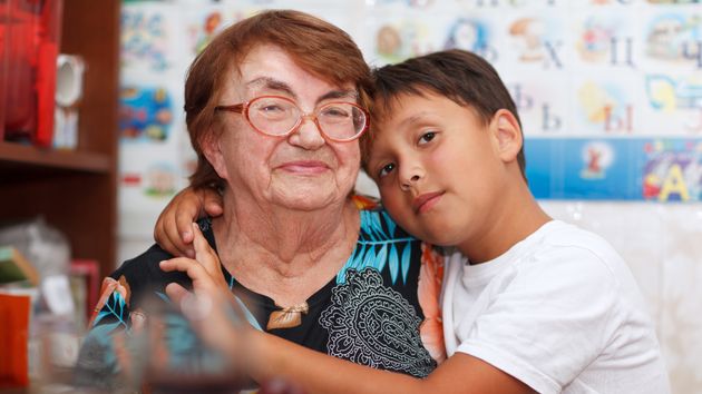 Abuela y nieto