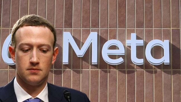 Logo de Meta y Mark Zuckerberg