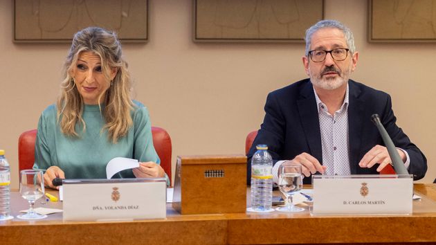 Carlos Martín y Yolanda Díaz