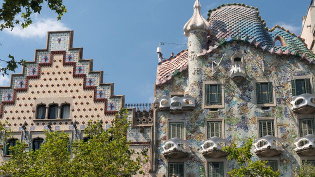 Edificios típicos de Barcelona