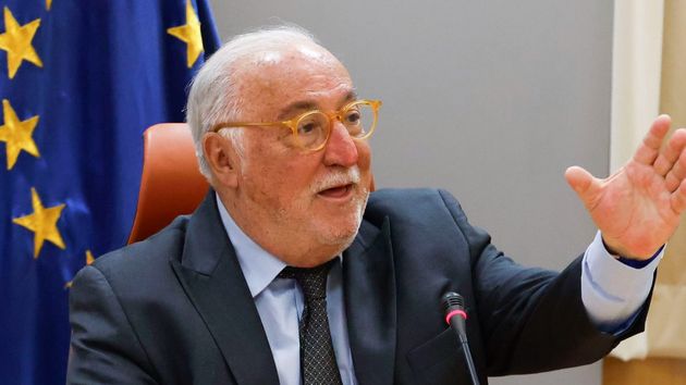 El director general de Tráfico, Pere Navarro, durante la jornada sobre el efecto de las bebidas alcohólicas en la conducción.