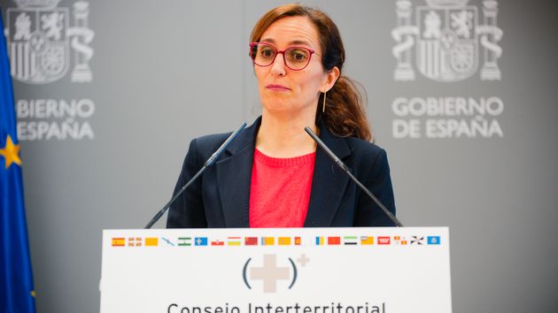 La ministra de Sanidad, Mónica García