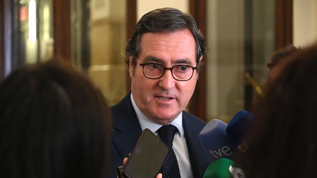 El presidente de la Confederación Española de Organizaciones Empresariales (CEOE), Antonio Garamendi