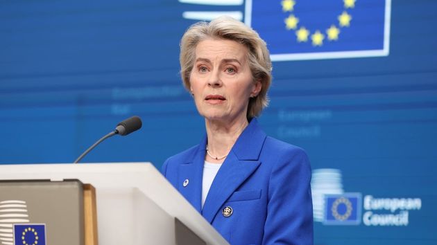 La presidenta de la Comisión Europea, Ursula von der Leyen
