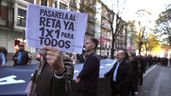 Una manifestación de juristas para reclamar cambios en el sistema de cotización de pensiones