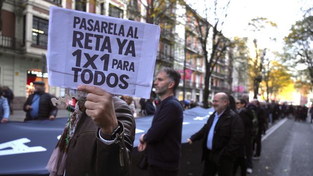 Una manifestación de juristas para reclamar cambios en el sistema de cotización de pensiones