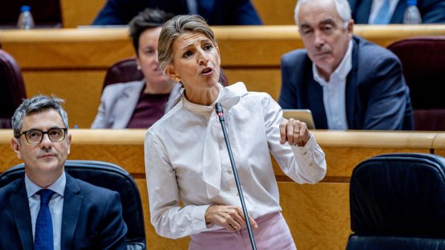 La ministra de Trabajo, Yolanda Díaz