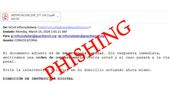 ejemplo de la notificación que llega al email