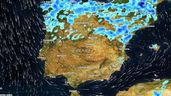 Imagen satelital del tiempo.