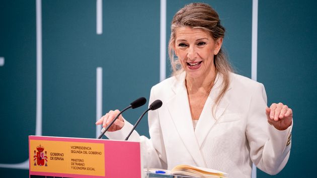 La ministra de Trabajo, Yolanda Díaz 