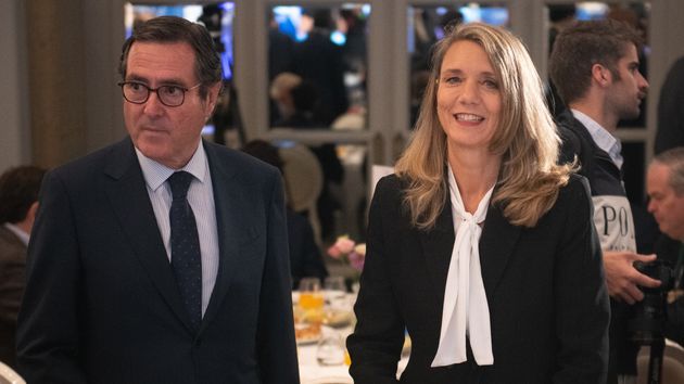 La presidenta de Cepyme y Antonio Garamendi