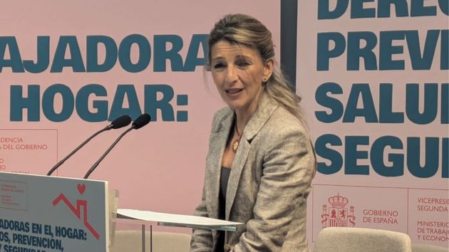 Yolanda Díaz- Ministra de Trabajo. 