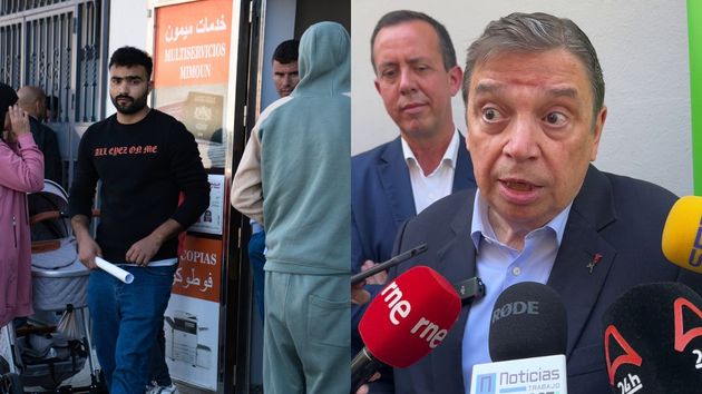 inmigrante y Luis Planas