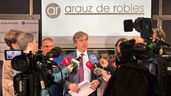 Javier Arauz en una rueda de prensa 