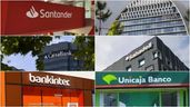 Fachada de varios bancos 