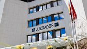 Fachada de unos juzgados de la Comunidad de Madrid