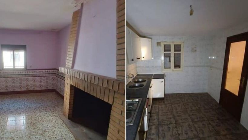 CaixaBank rebaja a 42.700 euros esta casa de más de 200 metros, 4 habitaciones, cocina amueblada y salón con chimenea para venderla cuanto antes