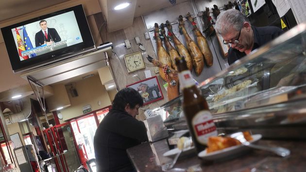 la barra de un bar español