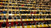 Estudiantes a punto de comenzar un examen