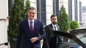 El presidente del Gobierno, Pedro Sánchez, a su llegada a una sesión de control al Gobierno