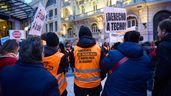 Personas en una manifestación por la vivienda 