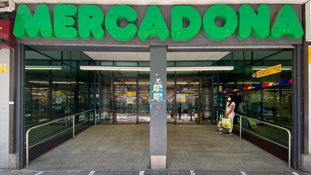 Fachada de una tienda Mercadona